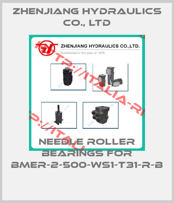 ZHENJIANG HYDRAULICS CO., LTD-Needle roller bearings for BMER-2-500-WS1-T31-R-B