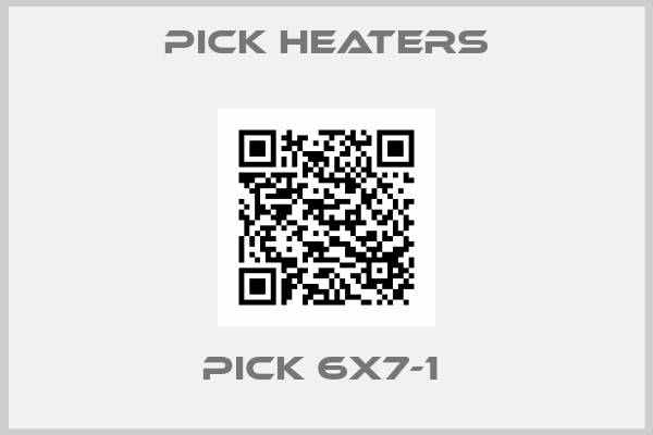 Pick Heaters-PICK 6X7-1 