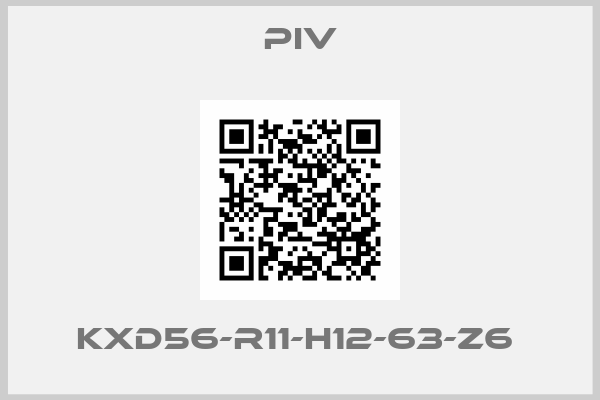 PIV-KXD56-R11-H12-63-Z6 