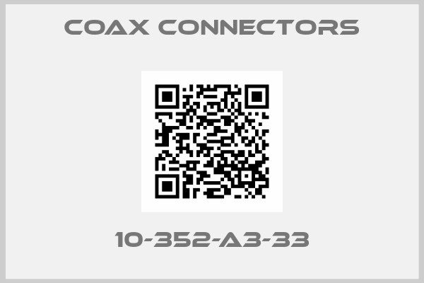 COAX Connectors-10-352-A3-33