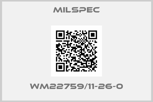 Milspec-WM22759/11-26-0