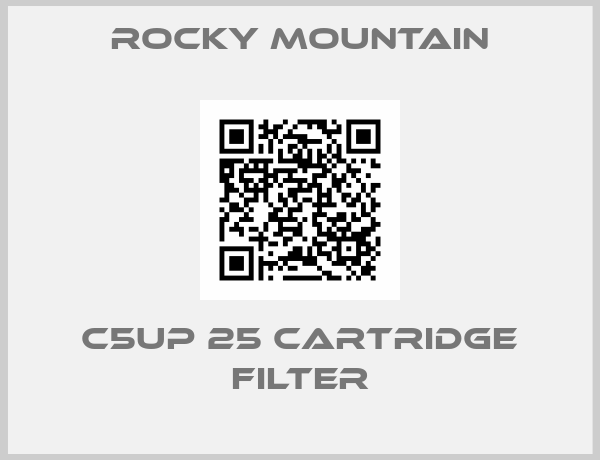 Rocky Mountain-C5UP 25 Cartridge filter