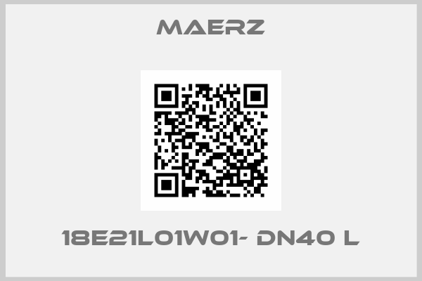 Maerz-18E21L01W01- DN40 L