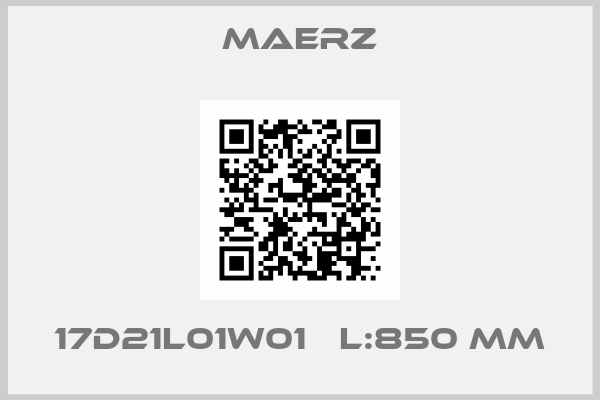 Maerz-17D21L01W01   L:850 MM