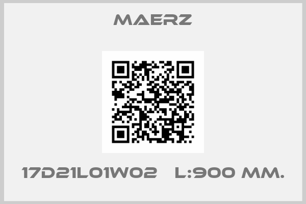 Maerz-17D21L01W02   L:900 MM.