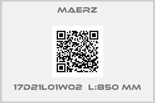 Maerz-17D21L01W02  L:850 MM