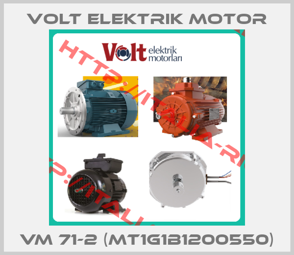 Volt Elektrik Motor-VM 71-2 (MT1G1B1200550)