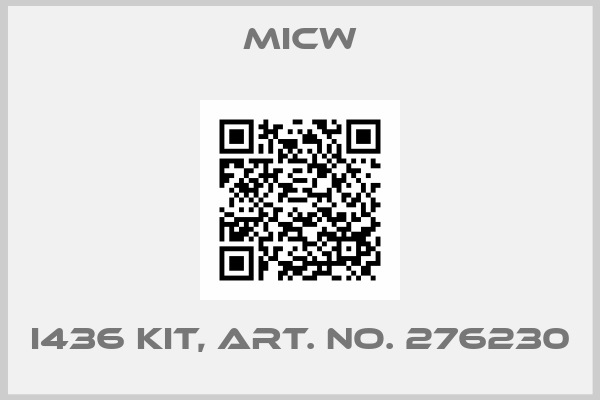 MicW-i436 KIT, Art. No. 276230
