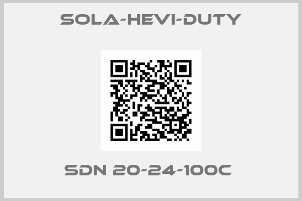 Sola-Hevi-Duty-SDN 20-24-100C 