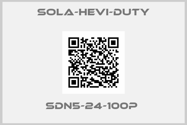 Sola-Hevi-Duty-SDN5-24-100P 