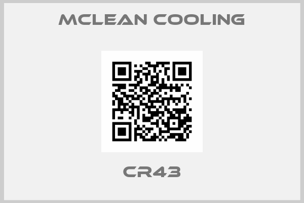 MCLEAN COOLING-CR43
