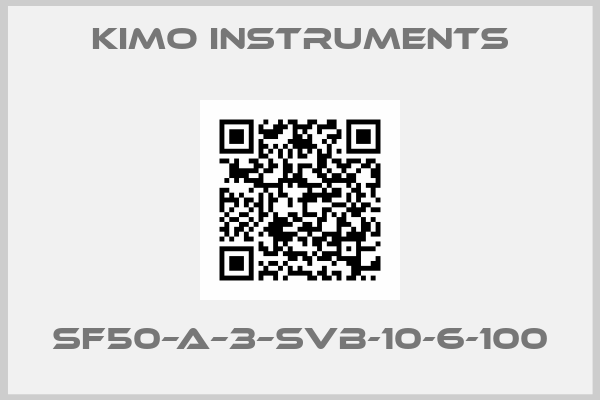 KIMO Instruments-SF50–A–3–SVB-10-6-100