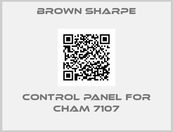 Brown Sharpe-control panel for CHAM 7107