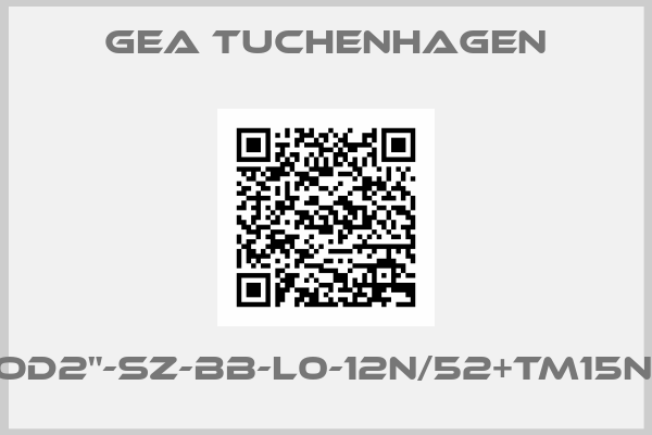 Gea Tuchenhagen-DC-OD2"/OD2"-SZ-BB-L0-12N/52+TM15N2B0M/66