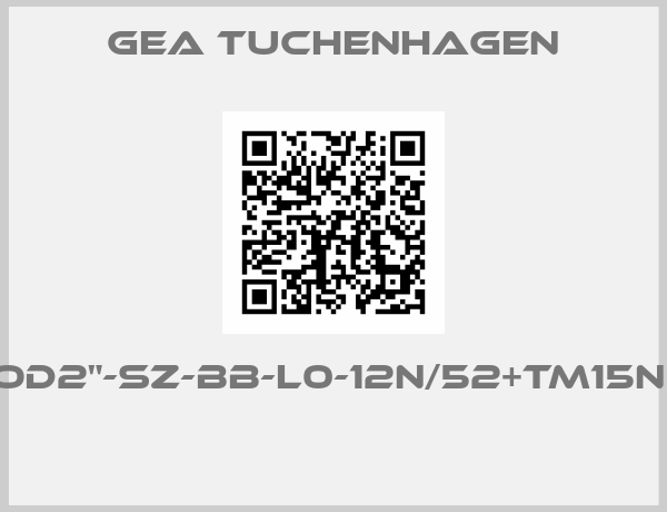 Gea Tuchenhagen-DE-OD2"/OD2"-SZ-BB-L0-12N/52+TM15N2B0M/66 