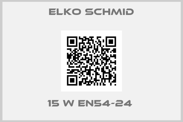Elko Schmid-15 W EN54-24 