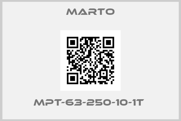 Marto-MPT-63-250-10-1T 