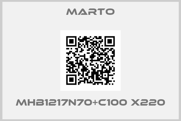 Marto-MHB1217N70+C100 X220