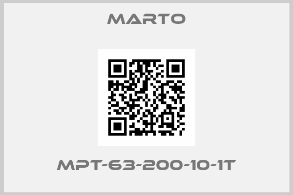 Marto-MPT-63-200-10-1T