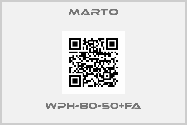 Marto-WPH-80-50+FA