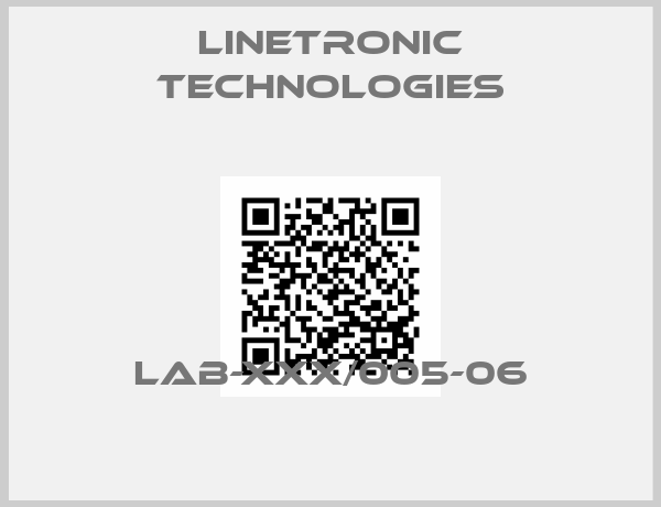 Linetronic technologies-LAB-xxx/005-06