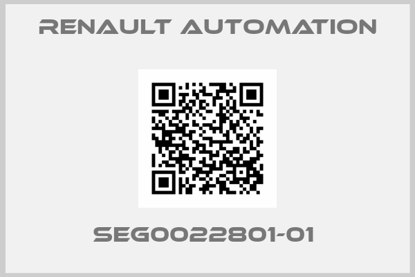 RENAULT AUTOMATION-SEG0022801-01 