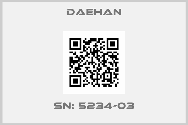 Daehan-Sn: 5234-03