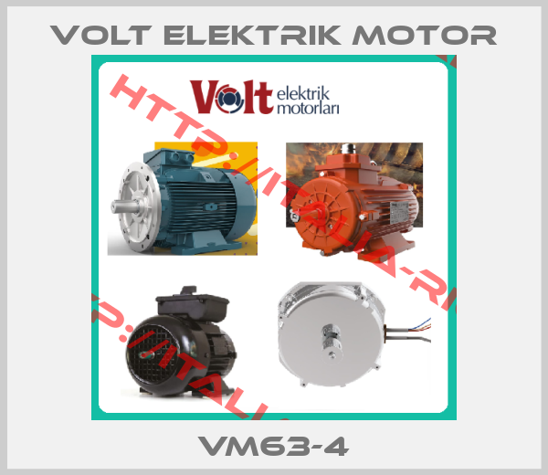 Volt Elektrik Motor-VM63-4