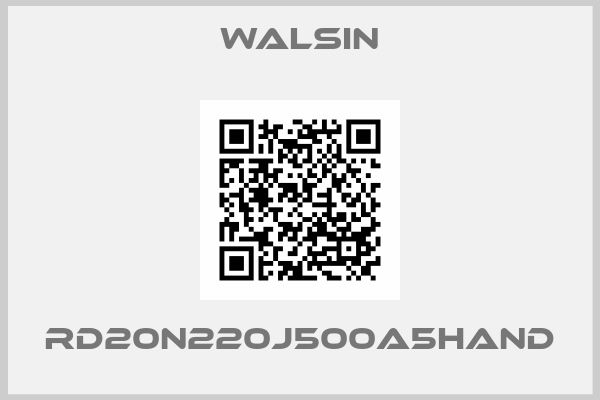 WALSIN-RD20N220J500A5HAND