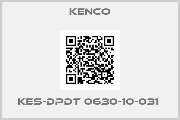Kenco- KES-DPDT 0630-10-031 