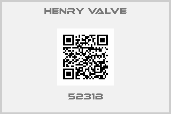 HENRY VALVE-5231B