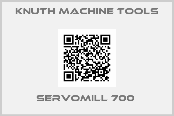 Knuth Machine Tools-SERVOMILL 700 