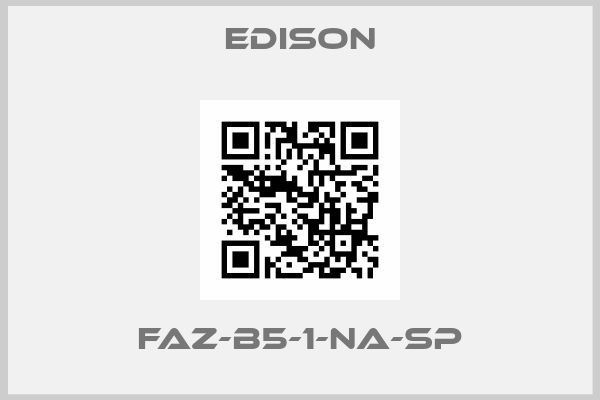 Edison-FAZ-B5-1-NA-SP