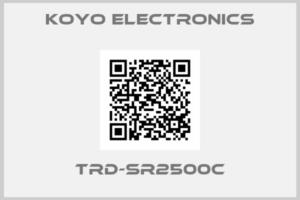 KOYO ELECTRONICS-TRD-SR2500C