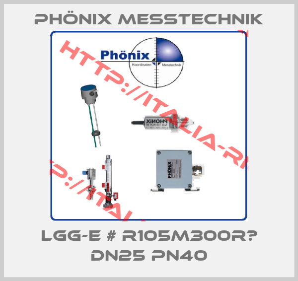 Phönix Messtechnik-LGG-E # R105M300R; DN25 PN40