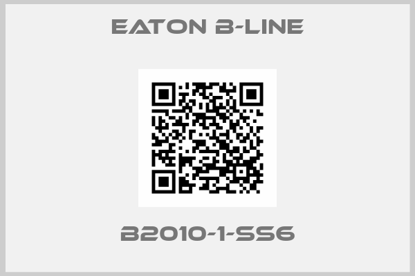 Eaton B-Line-B2010-1-SS6