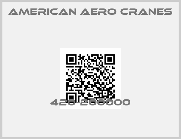 American Aero cranes -420-200000