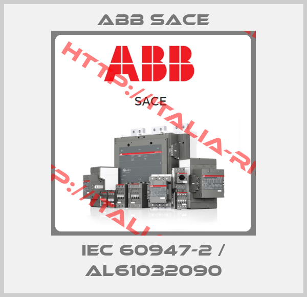 ABB SACE-IEC 60947-2 / AL61032090