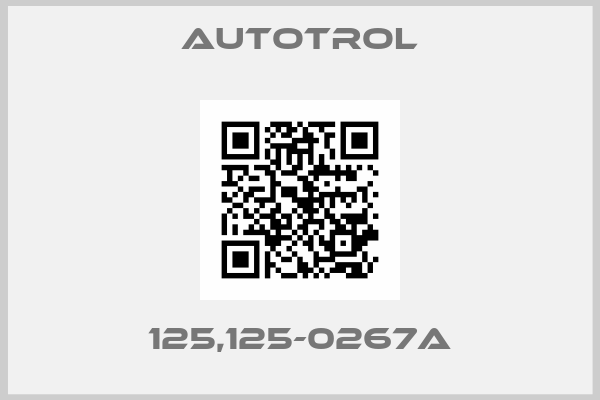 Autotrol- 125,125-0267A