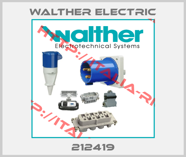 WALTHER ELECTRIC- 212419