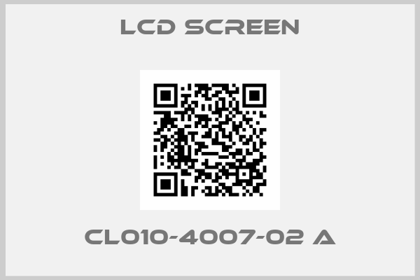 Lcd Screen-CL010-4007-02 A