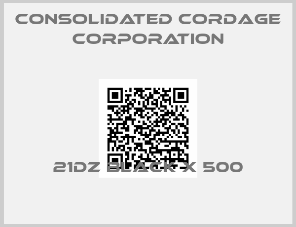 Consolidated Cordage Corporation-21DZ BLACK x 500