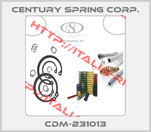 Century Spring Corp.-CDM-231013