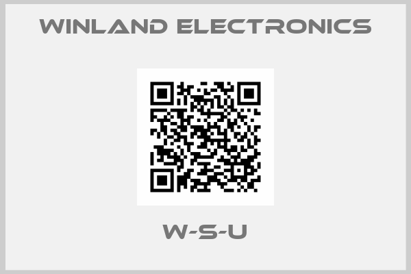 Winland Electronics-W-S-U