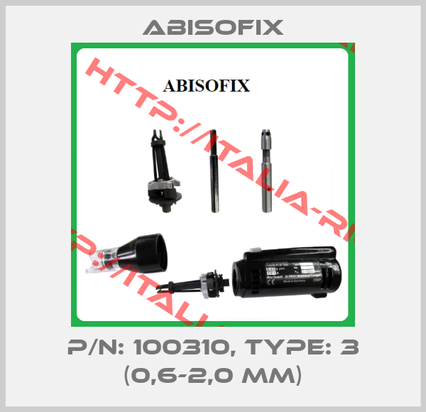 Abisofix-P/N: 100310, Type: 3 (0,6-2,0 mm)
