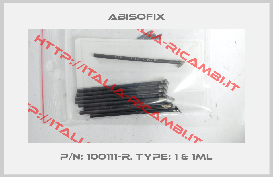 Abisofix-P/N: 100111-R, Type: 1 & 1ML