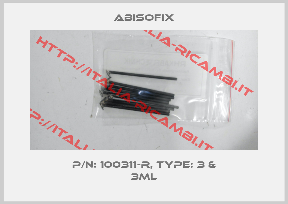 Abisofix-P/N: 100311-R, Type: 3 & 3ML