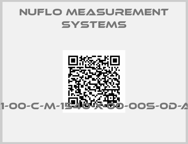 NuFlo MEASUREMENT SYSTEMS-2000-X1-00-C-M-1540-X-00-00S-0D-A-00-BC