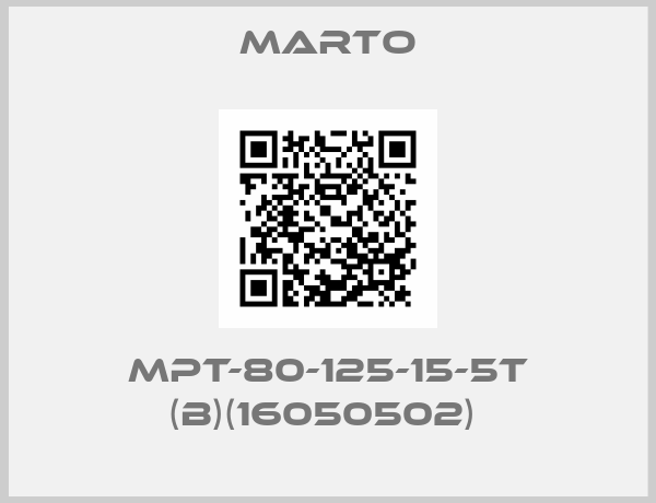 Marto-MPT-80-125-15-5T (B)(16050502) 