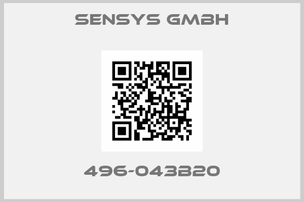 SENSYS GmbH-496-043B20